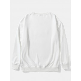 Mens Dragonfly Ink Painting Print Crew Neck Pullover Sweatshirts Winter Mens Dragonfly Ink Painting Print Crew Neck Pullover Sweatshirts Winter