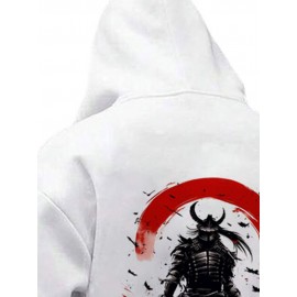 Mens Japanese Ninja Back Print Loose Long Sleeve Hoodies Winter Mens Japanese Ninja Back Print Loose Long Sleeve Hoodies Winter