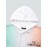 Mens Ombre Letter Print Drop Shoulder Loose Drawstring Hoodies